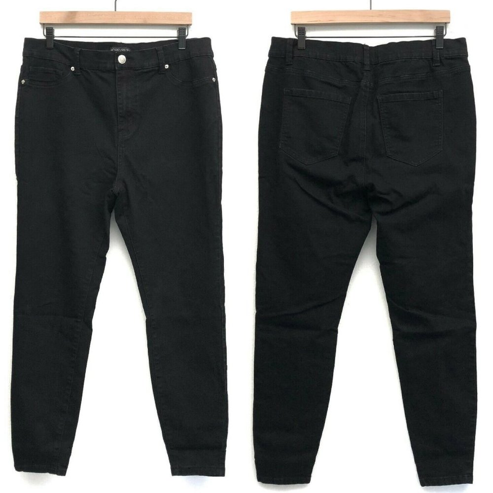 Forever 21+ Plus Size Black Jeggings - Size 18